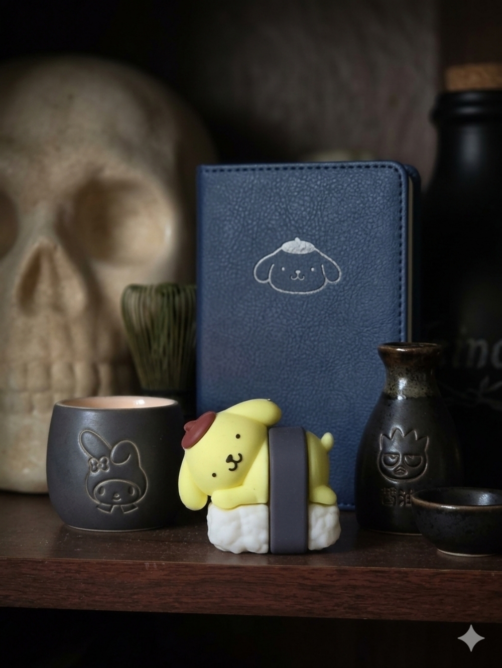 Hello Kitty and Friends Pompompurin Sushi Collectible Figure